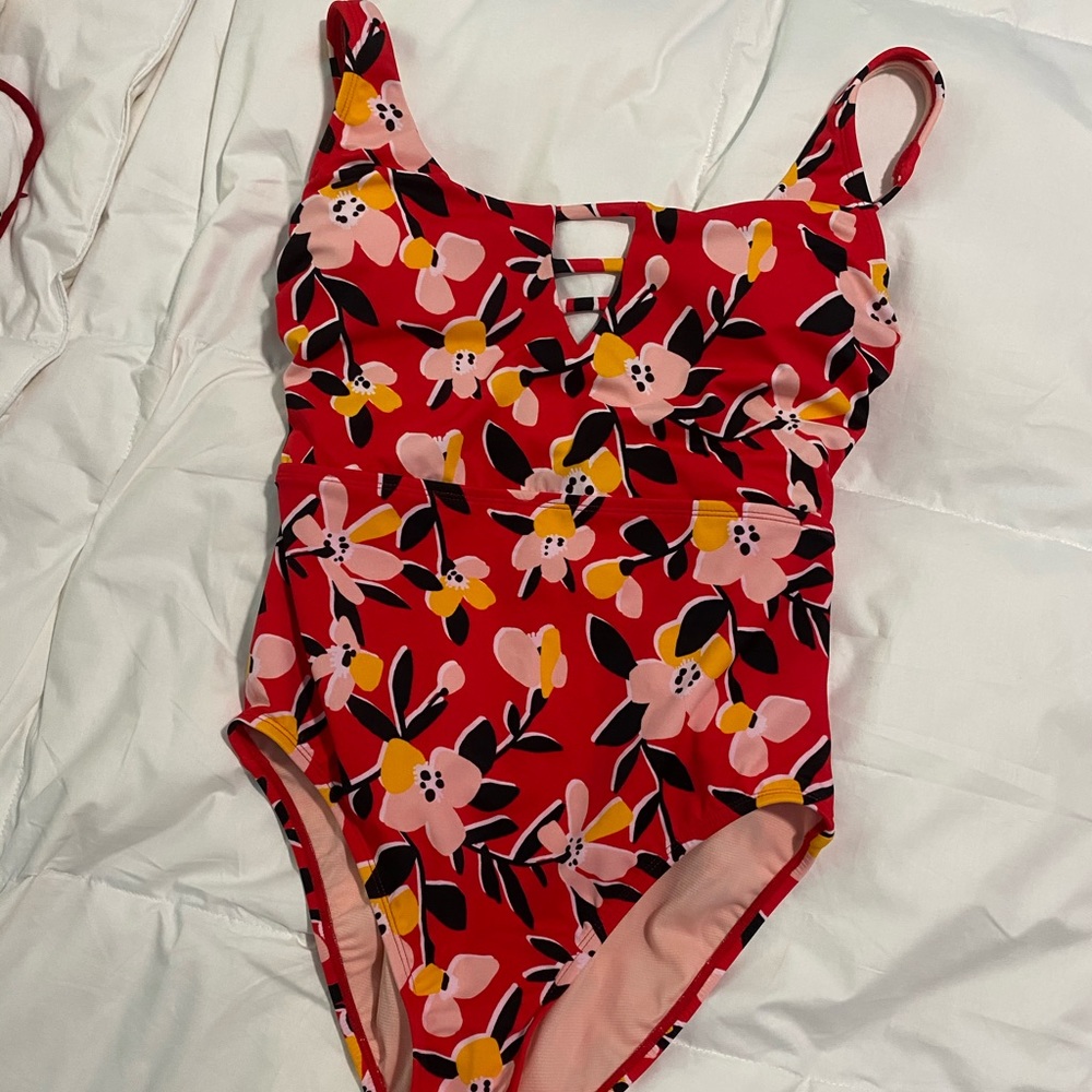 NWT - Beach Betty Floral One Piece